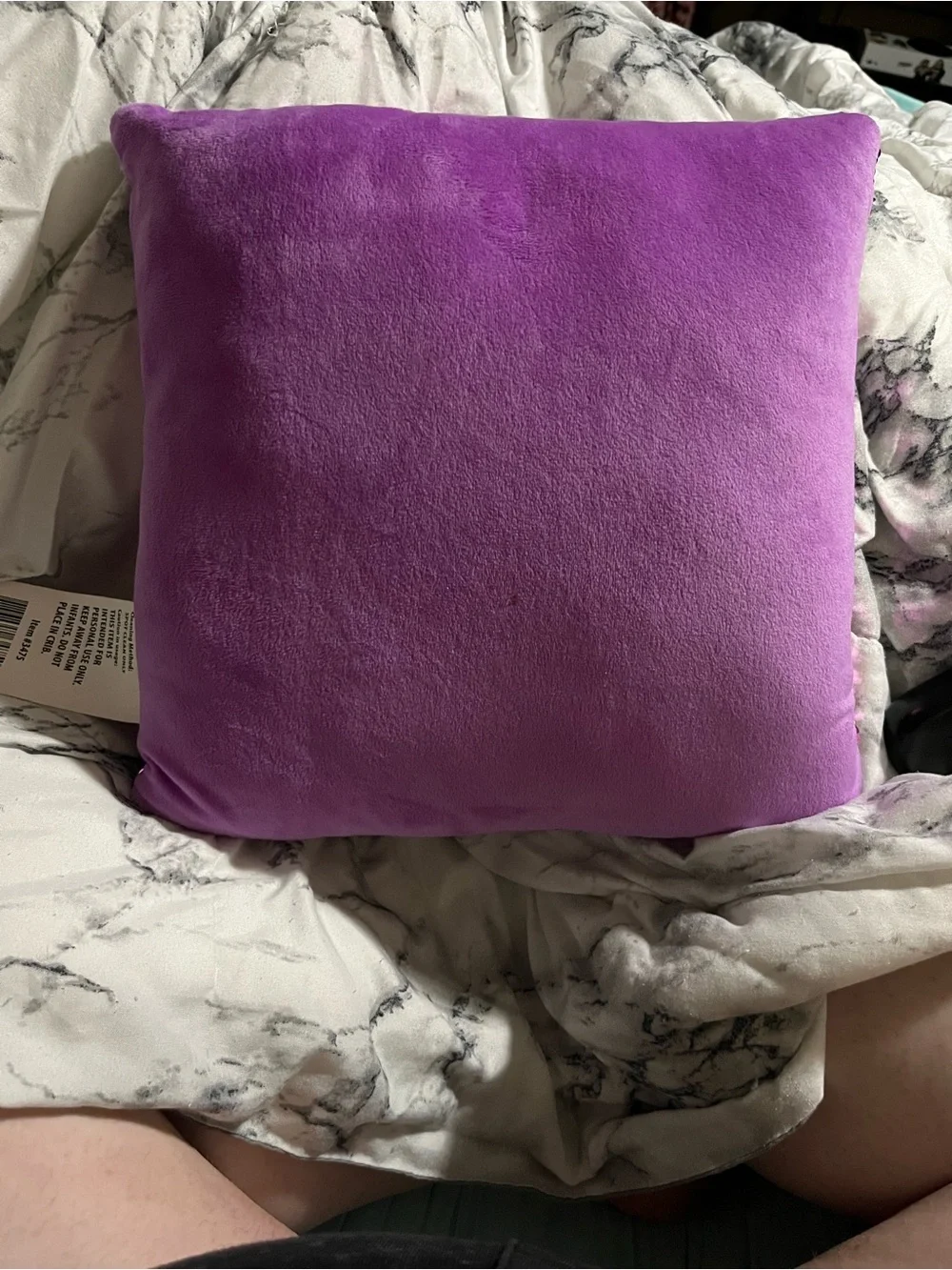 Purple Sequin Women’s Bath & Body Plush Pillow